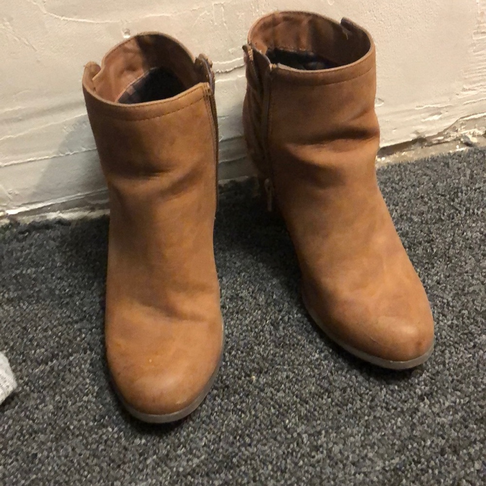 Suede booties